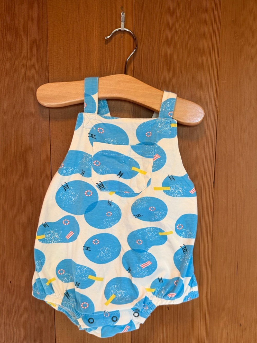 The Bonnie Mob Pools Print Baby Bubble Romper 9-12 Months